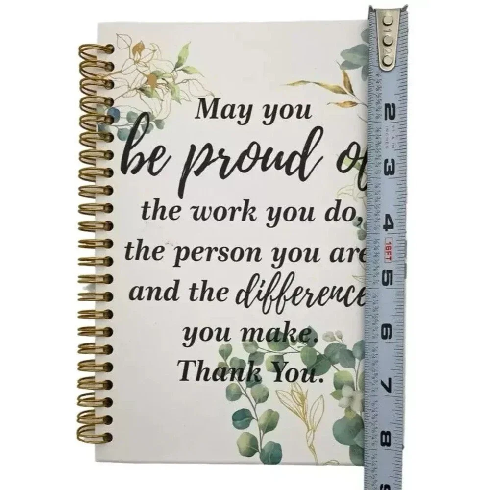 Appreciation Thank You Gifts Inspirational Spiral Notebook set of 12